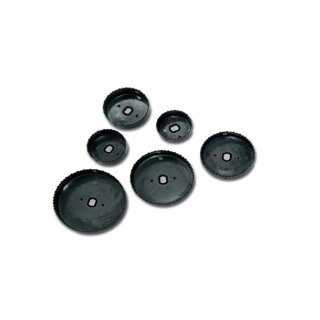 8 tlg Lochsäge Set 64 - 127 mm Lochsägensatz Holzbohrer...