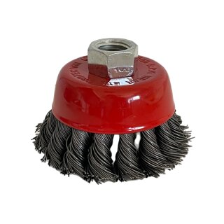 24x Topfbürste 125mm Bürste gezopft Drahtbürste...