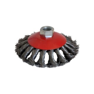 12x Kegelbürsten Drahtbürste 100mm M14 Bürste für Flex & Winkelschleifer Bürste 