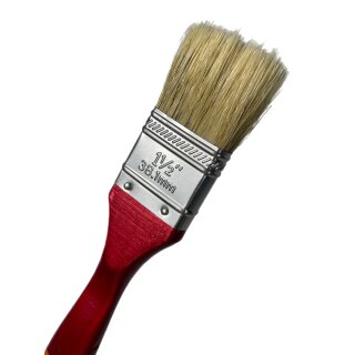 6x Malerpinsel Lackpinsel 38mm Lasur Acryl Lasurpinsel Flachpinsel