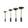 Schlosserhammer Hammer Hämmer 100/300/800/1000g Set 4 tlg Hammerset