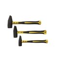 Schlosserhammer Hammer Hämmer Fiberglasstiel 300/800/1000g 3 tlg Set