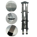 Leiter Trittleiter Klappleiter 2x5 Stufen zweiseitige Haushaltsleiter
