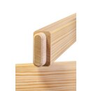Holzleiter Leiter Trittleiter 2 x 4 Stufen zweiseitige Klappleiter