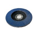 1x Fächerschleifscheiben Lamellenscheiben 115mm flach P60 Blau