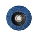 1x Fächerschleifscheiben Lamellenscheiben 115mm flach P60 Blau