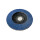 5x Fächerschleifscheiben 125mm flach Körnung 80 Blau Lamellenscheiben