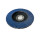 5x Fächerschleifscheiben 125mm flach Körnung 80 Blau Lamellenscheiben