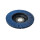 5x Fächerschleifscheiben 125mm flach Körnung 80 Blau Lamellenscheiben