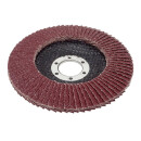 Fächerschleifscheiben Lamellenscheiben 115mm flach P120 Braun 5x