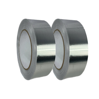 Aluminiumband Aluklebeband Klebeband 75mmx50m Isolierung 2 Rollen
