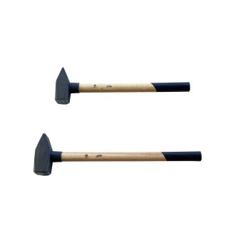 Hammer Schlosserhammer Hickorystiel 2 tlg Set 3kg/4kg je 1 Stück