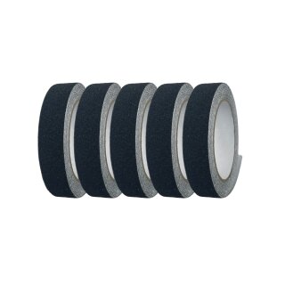 5x Antirutschband Klebeband 5mx25mm Gripband Streifen Anti Rutschband