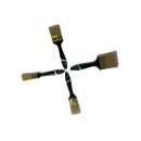 Malerpinsel Flachpinsel Pinsel 48 tlg Set 25/38/50/63 mm je 12 Stück