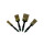 Malerpinsel Flachpinsel Pinsel 48 tlg Set 25/38/50/63 mm je 12 Stück