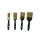 Malerpinsel Flachpinsel Pinsel 48 tlg Set 25/38/50/63 mm je 12 Stück