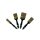 Malerpinsel Lasur Pinsel 48 tlg Set Flachpinsel 25/38/50/63 mm je 12