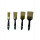 Malerpinsel Flachpinsel Pinsel 96 tlg Set 25/38/50/63 mm je 24 Stück