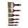 Malerpinsel Pinsel 18 tlg Set Lasurpinsel 25/38/50/63/75/100 mm je 3