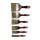 Malerpinsel Pinsel Lasurpinsel 36 tlg Set 25/38/50/63/75/100 mm je 6