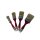Malerpinsel Lasurpinsel Pinsel Flach 12 tlg Set 25/38/50/63 mm je 3