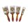Lasurpinsel Flachpinsel Pinselset 96 tlg Set Lackpinsel 25/38/50/63mm 