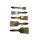 Lackpinsel 25/38/50/63/75mm Lasurpinsel Flachpinsel 30 tlg Pinselset 