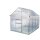 Gewächshaus Aluminium mit Fundament Treibhaus Glashaus Frühbeet 4,83m²