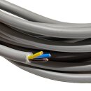 Mantelleitung NYM-J 3 x 1,5 - 10m grau Kabel Elektrokabel Stromkabel