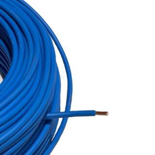 20m Batteriekabel Stromkabel 10 mm² H07V-K Aderleitung Kabel PVC blau