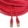 CAT7 Patchkabel Netzwerkkabel Internet Kabel rot 0,5m Patch rund