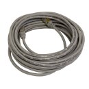 10m Patchkabel Netzwerkkabel CAT7 rund grau Internet Patch Kabel