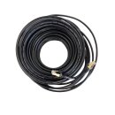 20m Patchkabel Netzwerkkabel CAT7 rund  Internet schwarz Patch Kabel