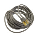 CAT7 Patchkabel Netzwerkkabel Internet Kabel grau 20m Patch rund