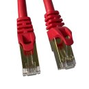 20m Patchkabel Netzwerkkabel CAT7 rund  Internet rot Patch Kabel