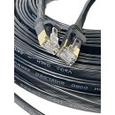 0,5m CAT7 Patchkabel Netzwerkkabel  flach schwarz Internet Kabel Patch