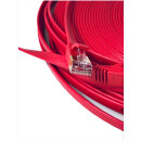 0,5m CAT7 Patchkabel Netzwerkkabel  flach rot Internet Kabel Patch