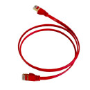 1m CAT7 Patchkabel Netzwerkkabel  flach rot Internet Kabel Patch