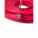 3m CAT7 Patchkabel Netzwerkkabel  flach rot Internet Kabel Patch