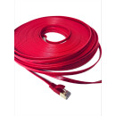 5m CAT7 Patchkabel Netzwerkkabel  flach rot Internet Kabel Patch