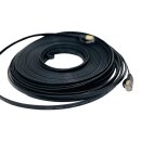 10m CAT7 Patchkabel Netzwerkkabel  flach schwarz Internet Kabel Patch