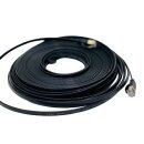 10m CAT7 Patchkabel Netzwerkkabel  flach schwarz Internet Kabel Patch