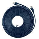 10m CAT7 Patchkabel Netzwerkkabel  flach schwarz Internet Kabel Patch