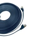 10m CAT7 Patchkabel Netzwerkkabel  flach schwarz Internet Kabel Patch