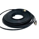 CAT7 Patchkabel Netzwerkkabel Internet Kabel schwarz 10m Patch flach