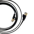 CAT7 Patchkabel Netzwerkkabel Internet Kabel schwarz 10m Patch flach