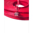 10m CAT7 Patchkabel Netzwerkkabel  flach rot Internet Kabel Patch