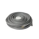 20m CAT7 Patchkabel Netzwerkkabel  flach Internet Kabel grau Patch