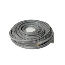 20m CAT7 Patchkabel Netzwerkkabel Internet Kabel grau Patch flach